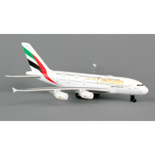 DARON Emirates A380 Diecast Toy Plane