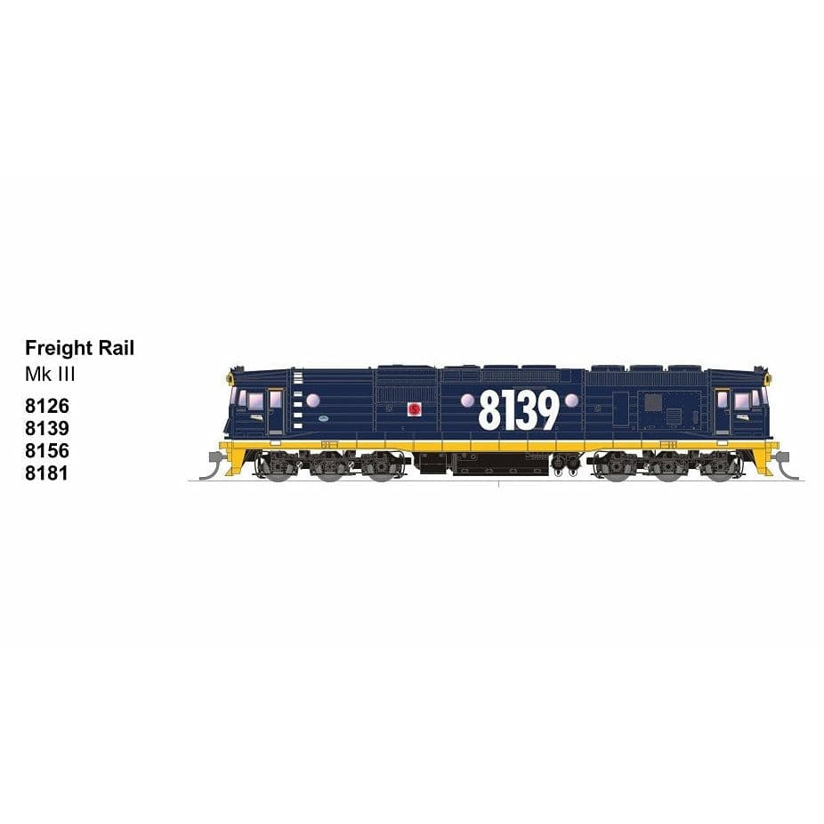 SDS MODELS HO 81 Class Freight Rail Mk III 8139 DC