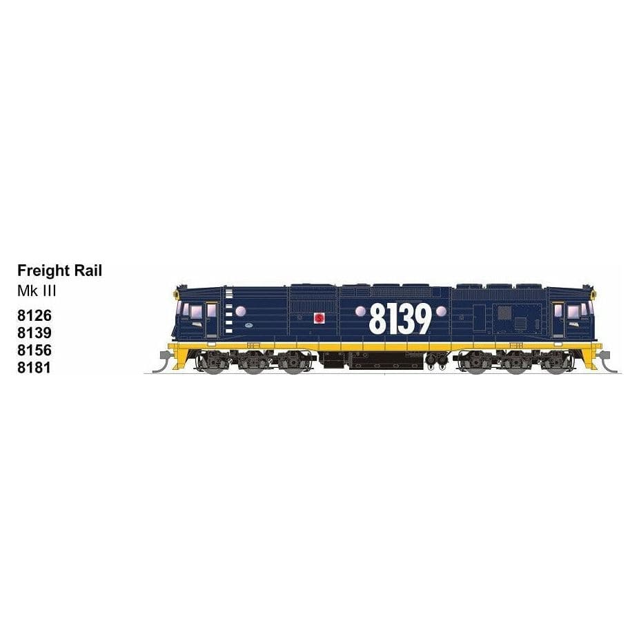 SDS MODELS HO 81 Class Freight Rail Mk III 8181 DCC Sound