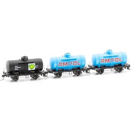 SDS HO OT Wagon Rail Tank Car Pack A 60s/70s