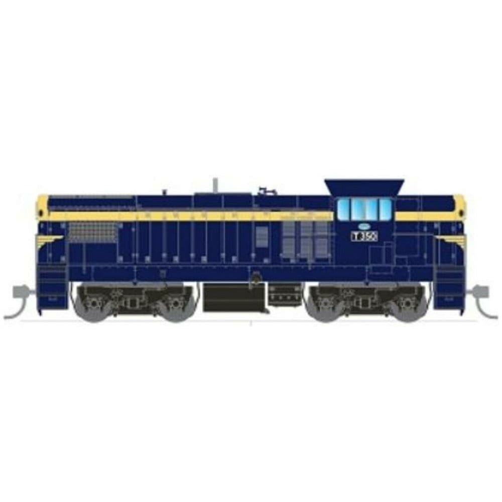 SDS MODELS HO T Class Series 2 High-Nose (T2) T350 VR Blue/Gold DCC Ready