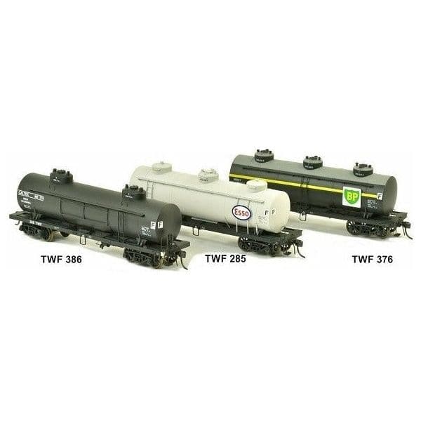 SDS MODELS HO - Tank Wagon - 3 Pack 'B'