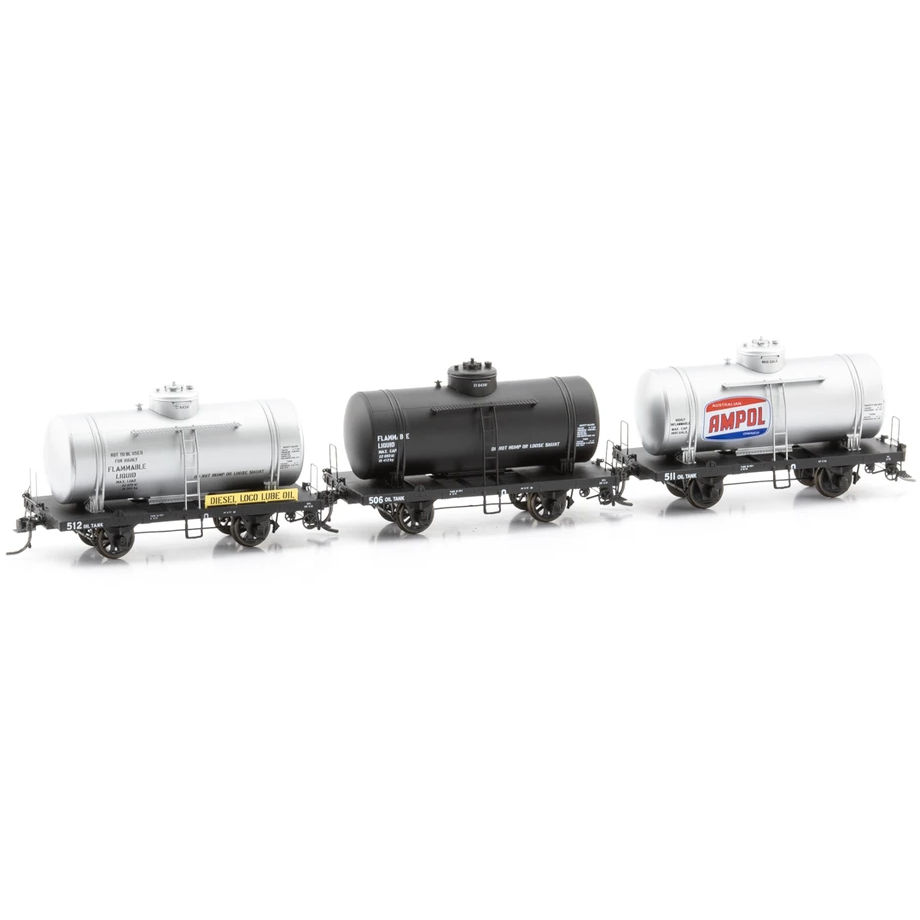 SDS MODELS HO OT Oil Tank Wagon Pack C 70s/80s (3)