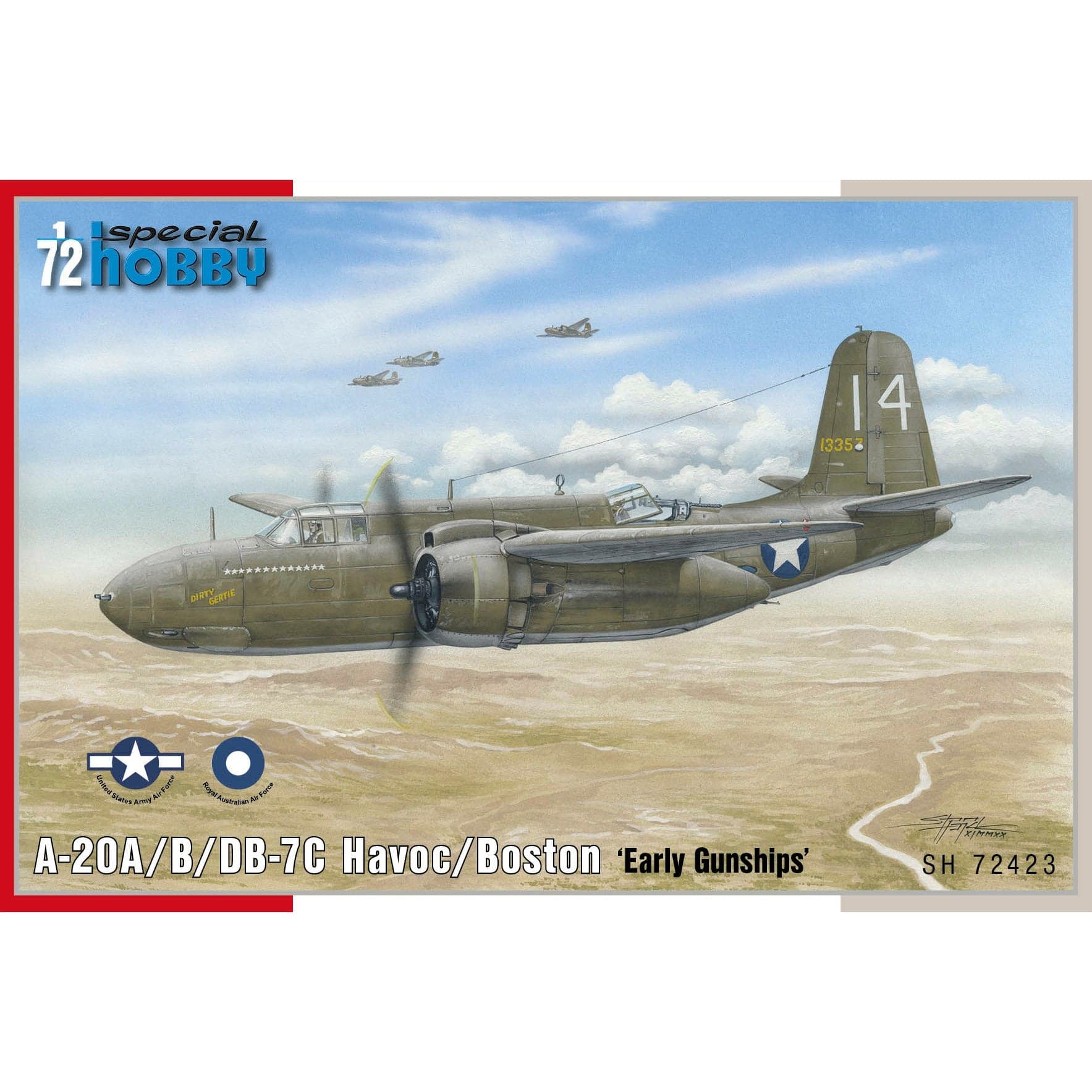 SPECIAL HOBBY 1/72 A-20A/B/DB-7C Havoc/Boston 'Early Gunships'