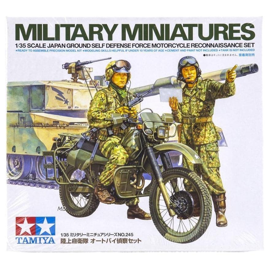 TAMIYA 1/35 JGSDF Motorcycle Reconnaissance Set