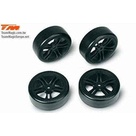 TEAM MAGIC 5-Spoke Mounted Tyre Black E4D