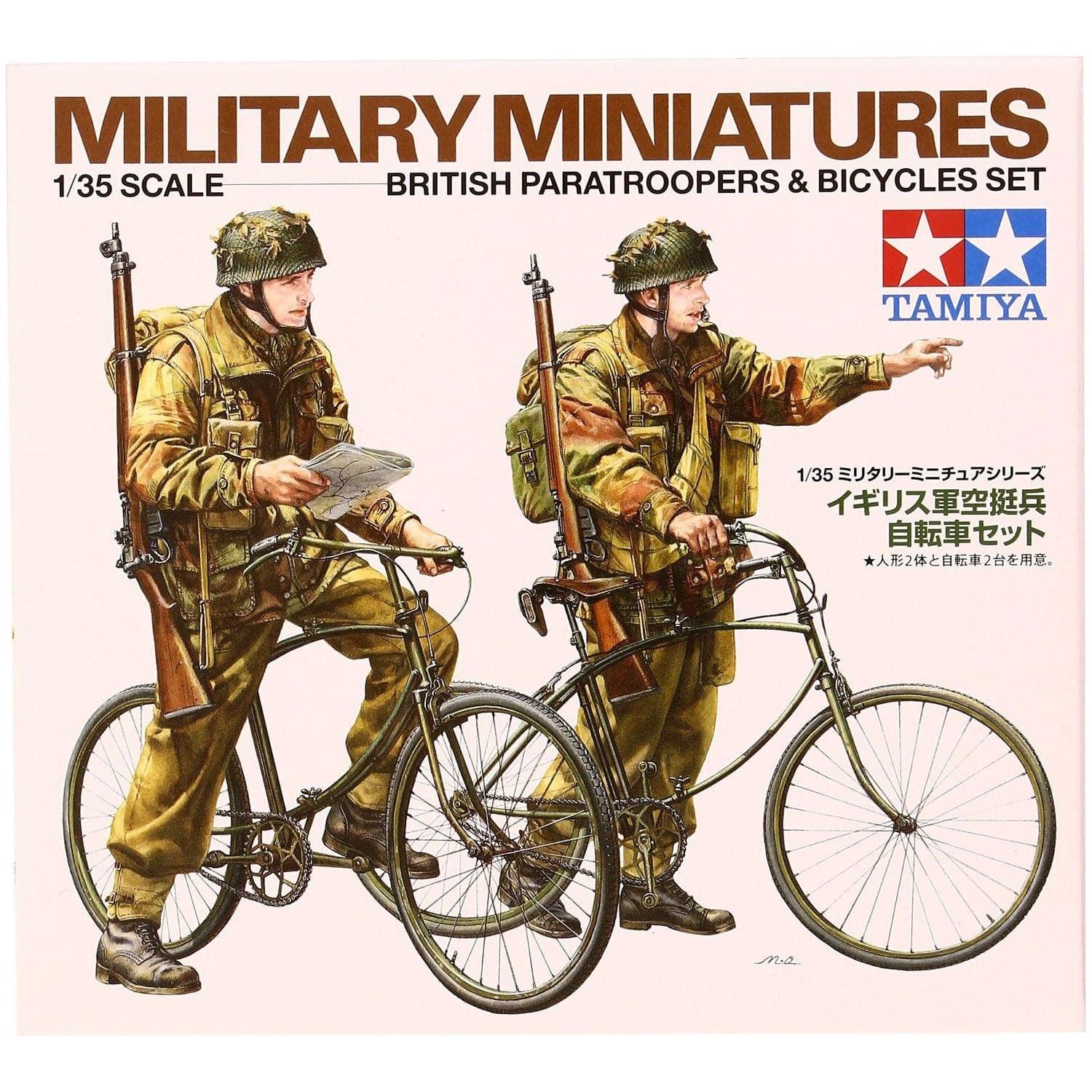 TAMIYA 1/35 British Paratroopers & Bicycles Set