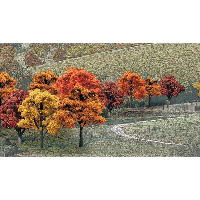 WOODLAND SCENICS 3/4" - 2" Ready Made Fall Colours Deciduou