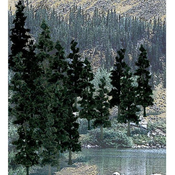 WOODLAND SCENICS 4"-6" Ready Made Pine Value Pack (24/Pk)