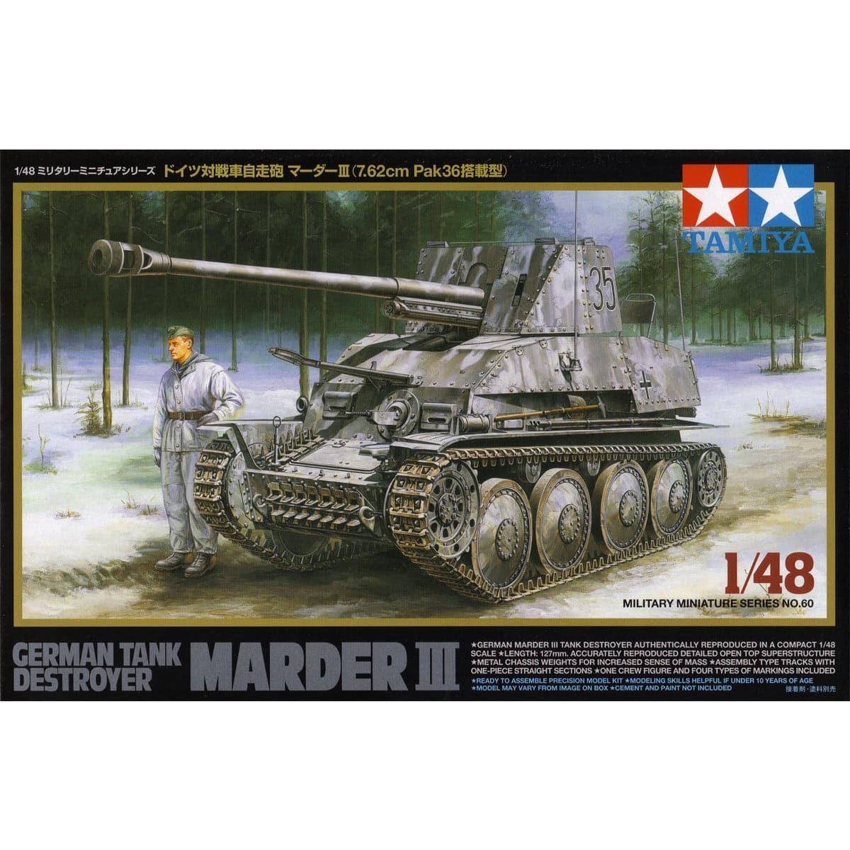 TAMIYA 1/48 German Tank Destroyer Marder III