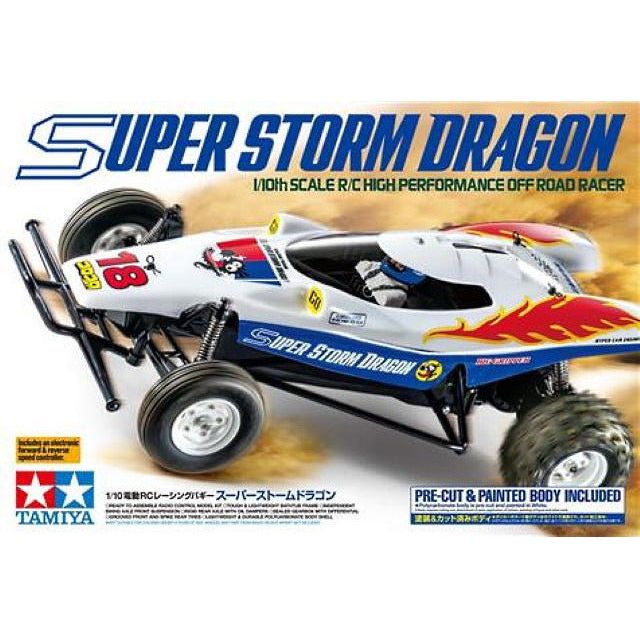 TAMIYA 1/10 Super Storm Dragon Off Road Racer 2WD RC Buggy (No ESC)