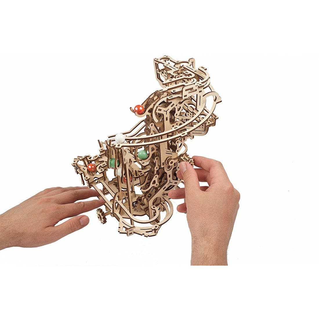 UGEARS Marble Run Chain Hoist