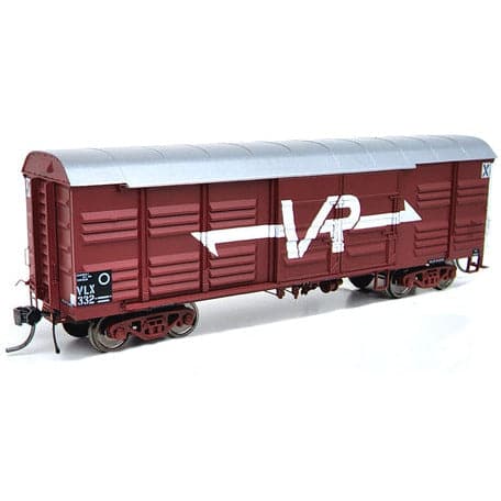 ON TRACK MODELS HO VLX-05 40'2" Victorian Louvre Vans 3 Pack