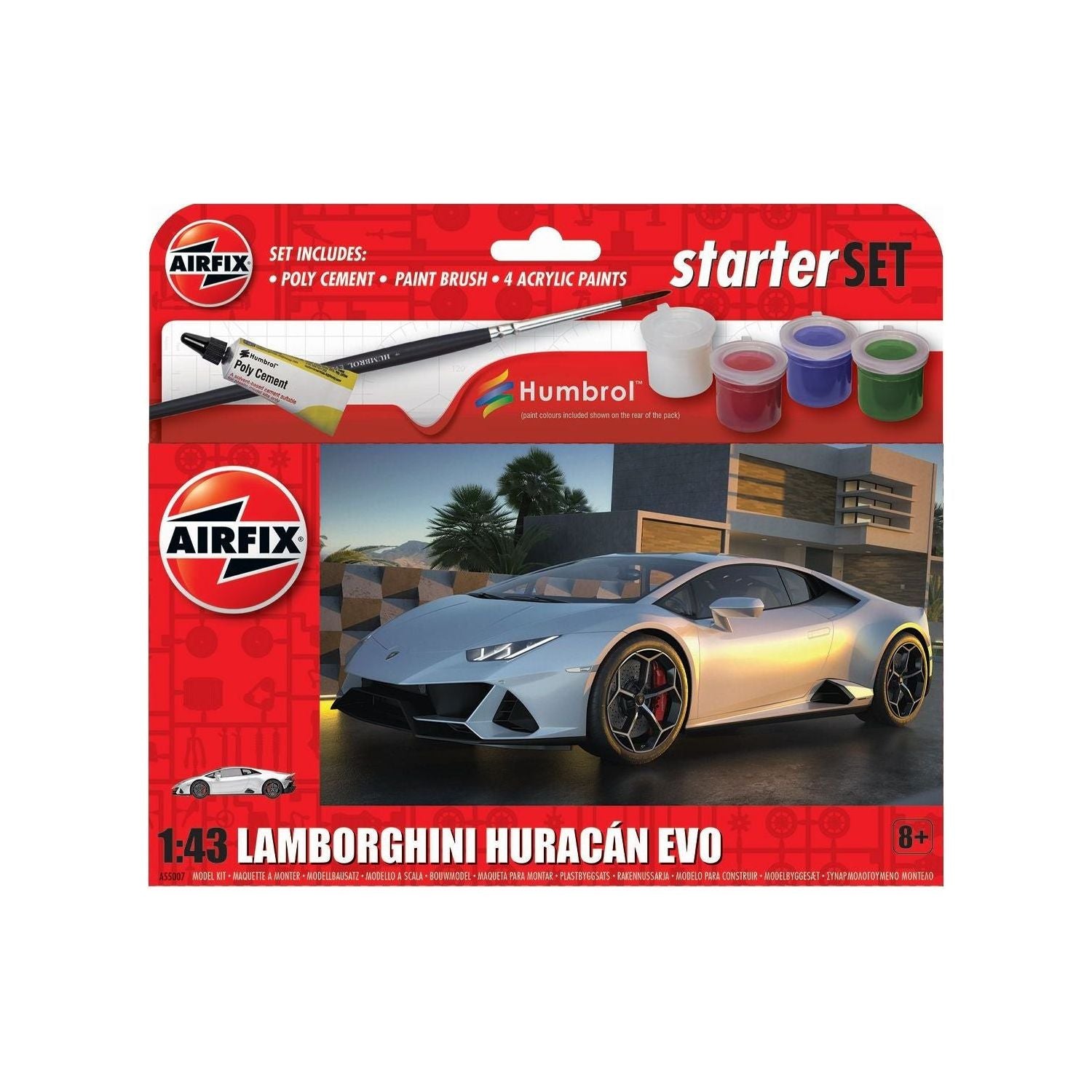 AIRFIX 1/43 Starter Set Lamborghini Huracan