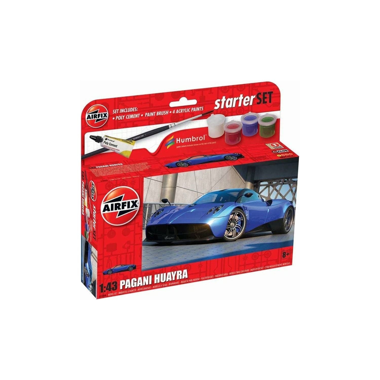 AIRFIX 1/43 Starter Set Pagani Huayra