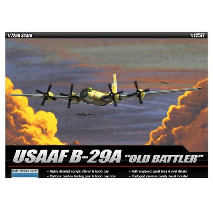 ACADEMY 1/72 USAAF B-29A "Old Battler"