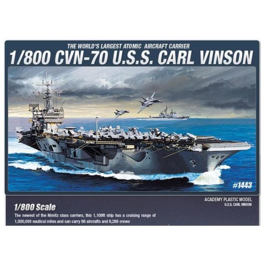 ACADEMY 1/800 CARRIER CVN USS CARL VINSON 1443