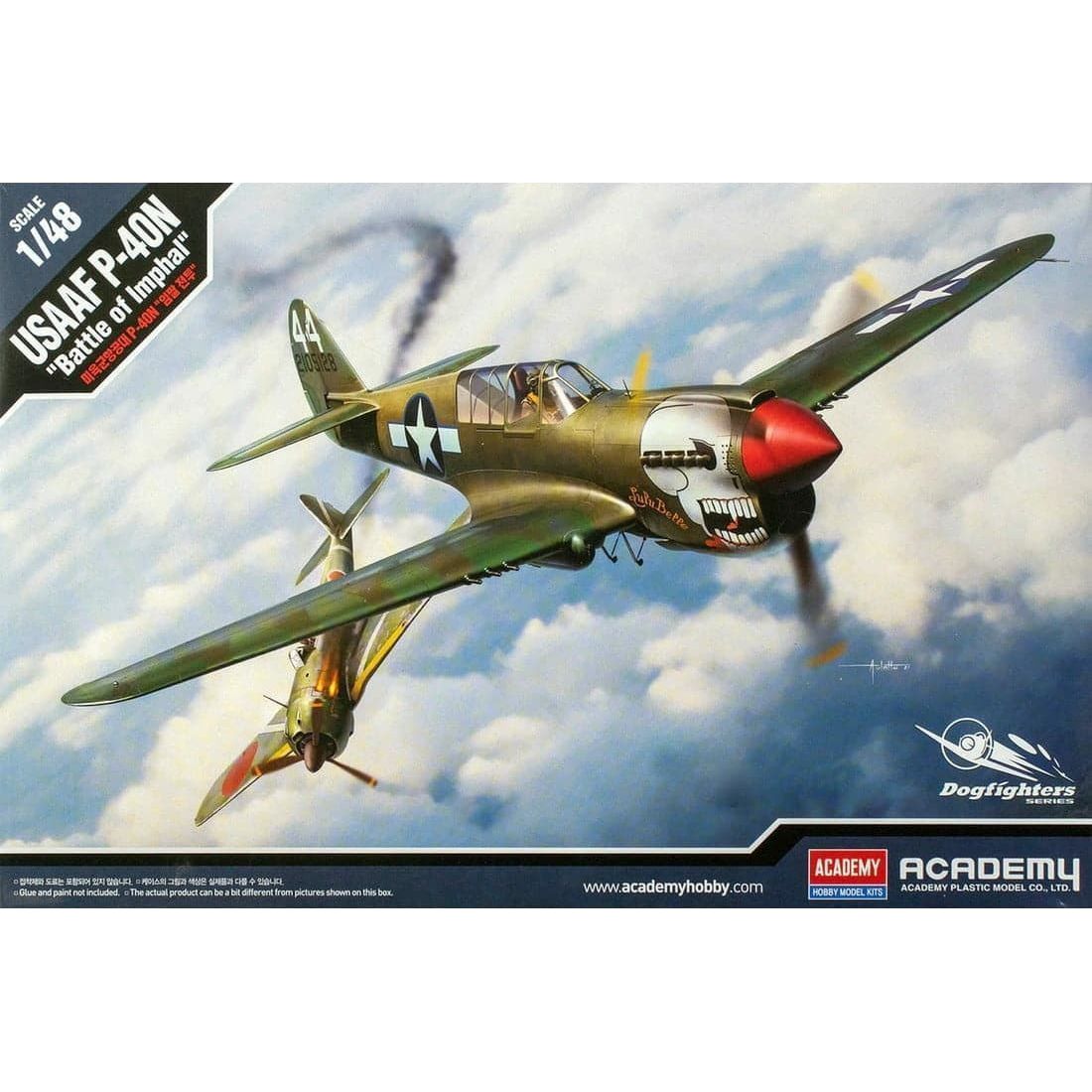 ACADEMY 1/48 USAAF P-40N "Battle of Imphal" *Aus Decals*