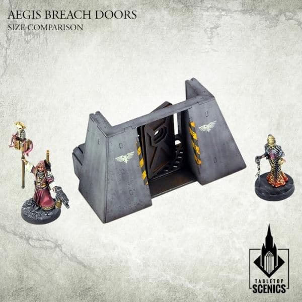 TABLETOP SCENICS Aegis Breach Doors