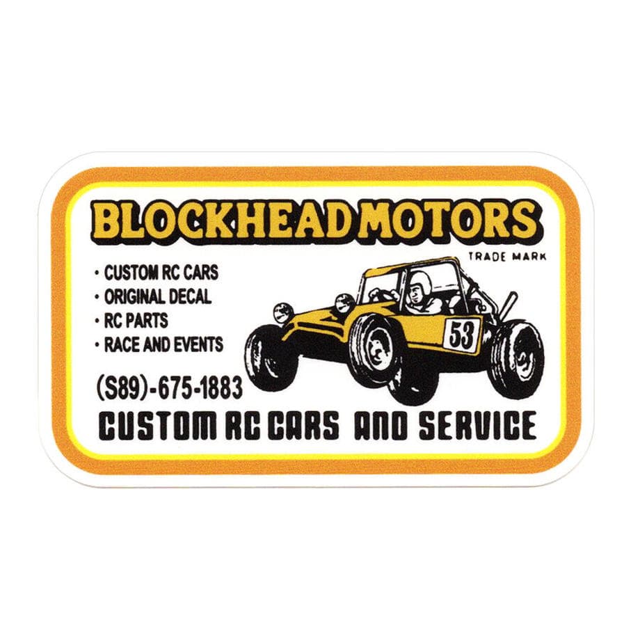 BLOCKHEAD MOTORS BH Buggy Mini Sticker