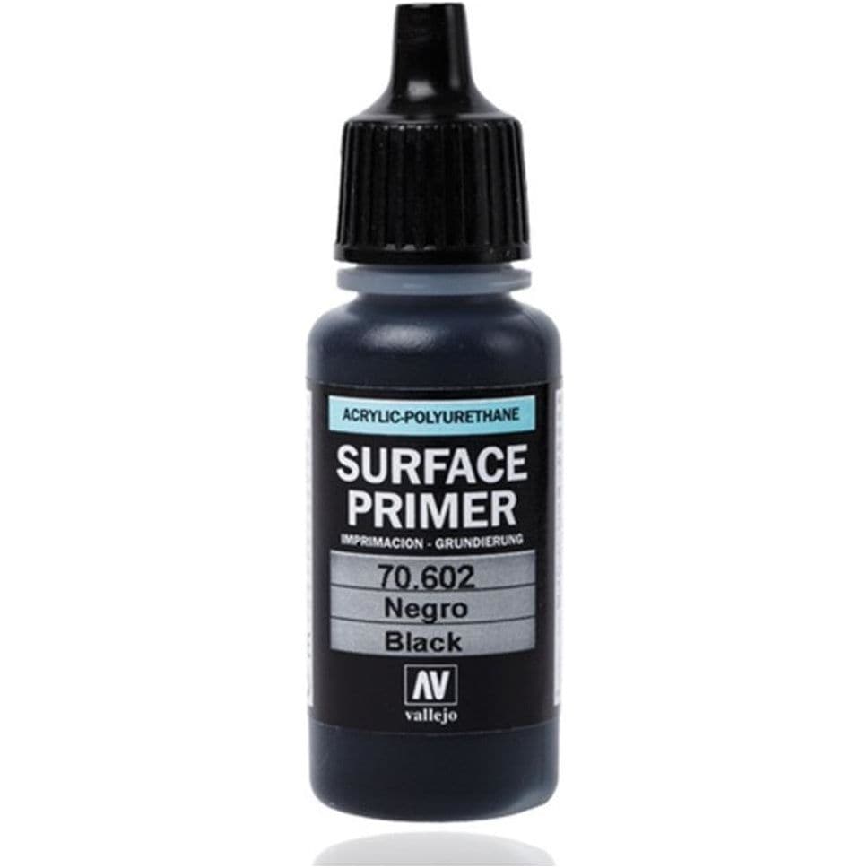 VALLEJO Surface Primer Black 17ml