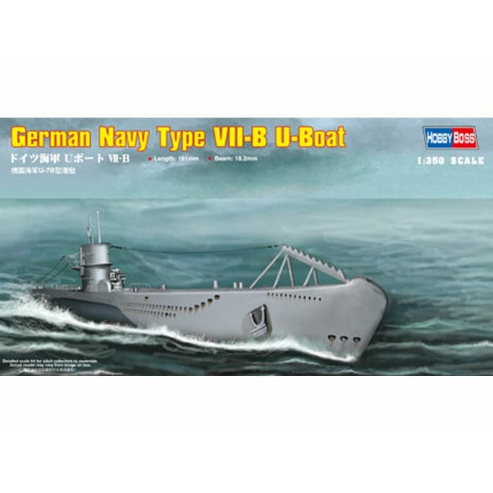 HOBBY BOSS 1/350 German Navy Type VII-B U-Boat