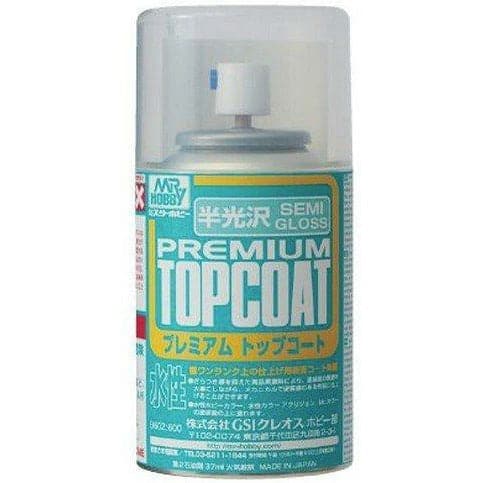 Mr Premium Topcoat Semi-Gloss Spray