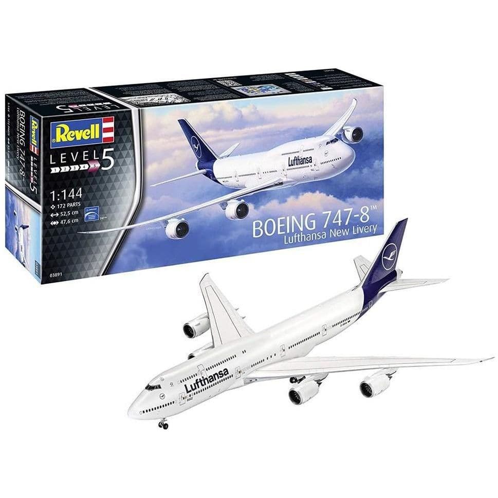 REVELL 1/144 Boeing 747-8 Lufthansa 'New Livery'