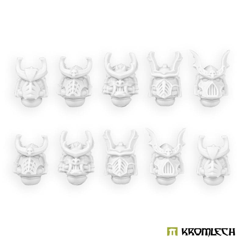 KROMLECH Cyber Samurai Veteran Heads (10)