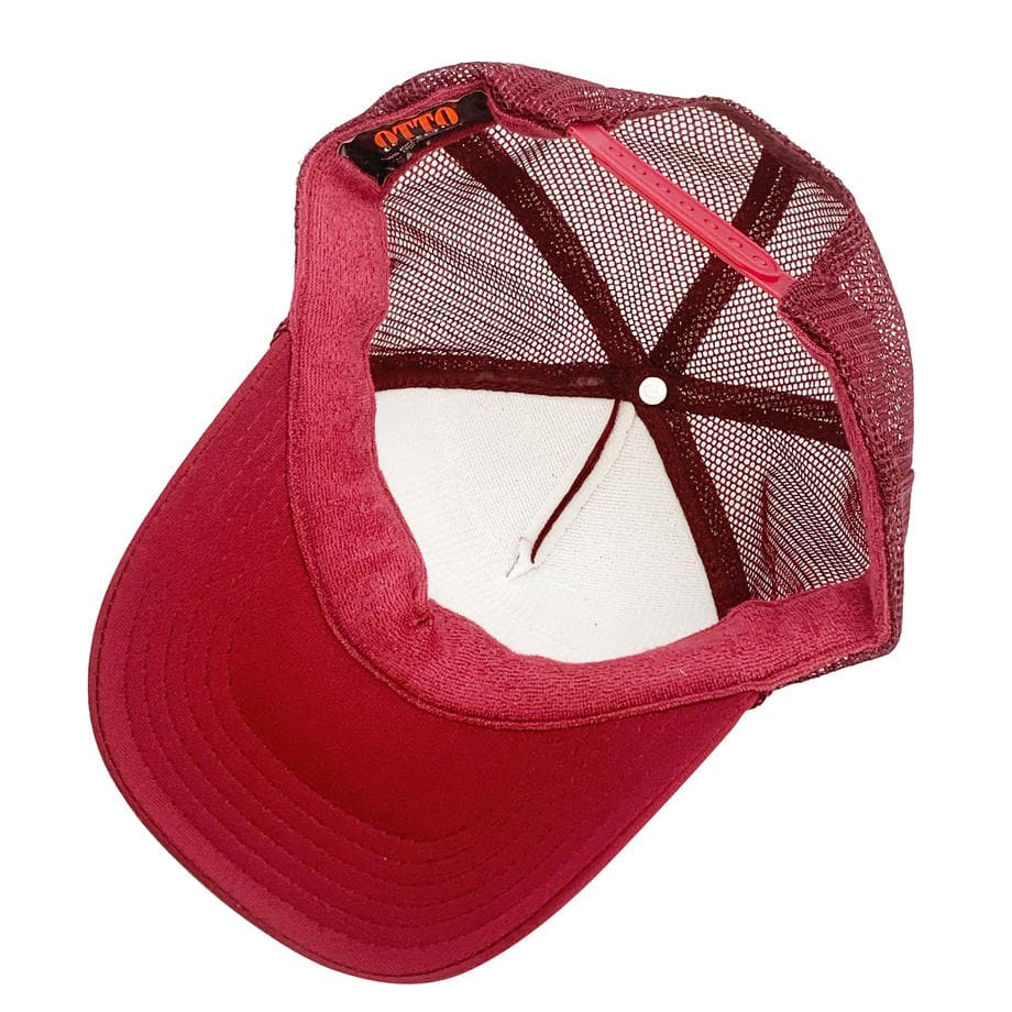 BLOCKHEAD MOTORS Mesh Cap Ver.2 Embroidery Logo Burgundy