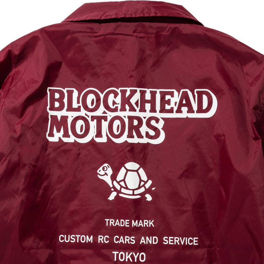 BLOCKHEAD MOTORS Nylon Jacket Burgundy - M