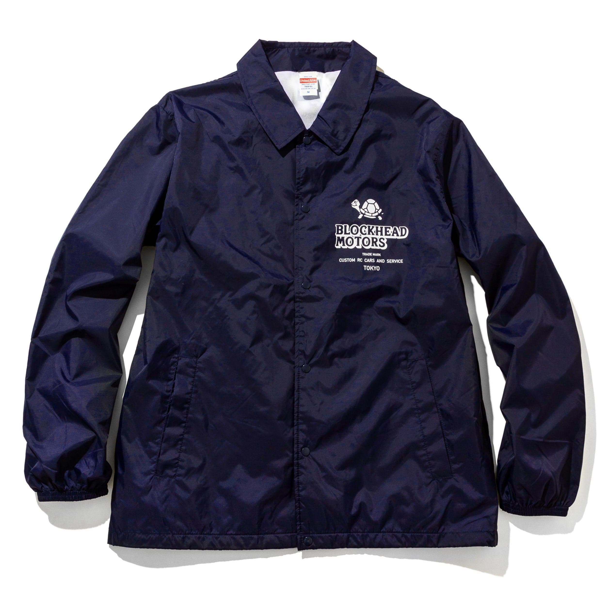 BLOCKHEAD MOTORS Nylon Jacket Navy - S