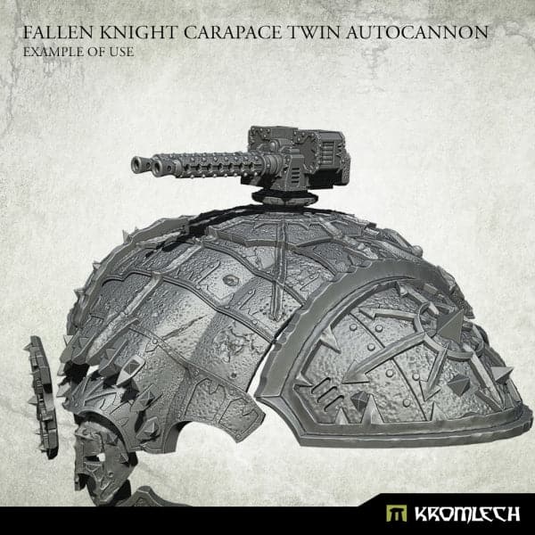 KROMLECH Fallen Knight Carapace Twin Autocannon (1)