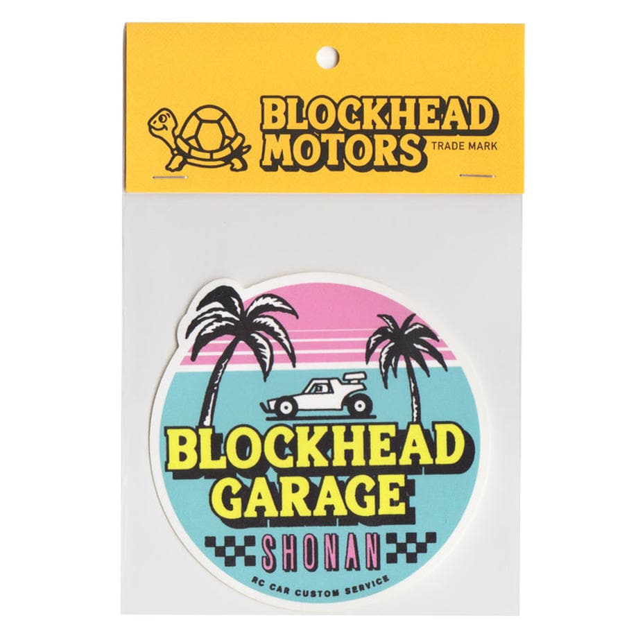 BLOCKHEAD MOTORS Garage Shonan Sticker