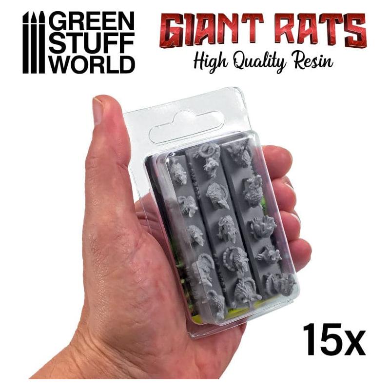 GREEN STUFF WORLD Giant Rats Resin Set