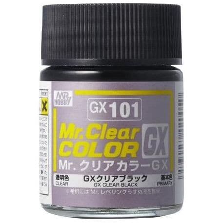 Mr Clear Color GX Black Lacquer Paint