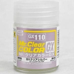 Mr Clear Color GX Silver Lacquer Paint