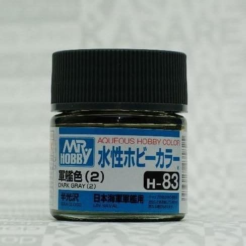 MR HOBBY Aqueous Semi-Gloss Dark Grey 2 - H083