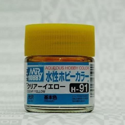 MR HOBBY Aqueous Gloss Clear Yellow - H091