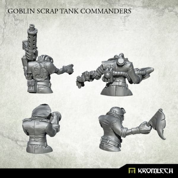 KROMLECH Goblin Scrap Tank Commanders (4)