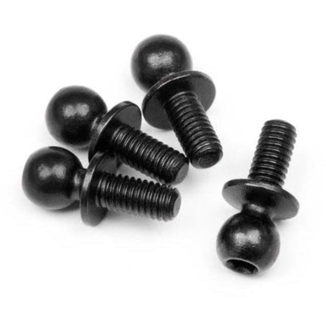 (Clearance Item) HB RACING Ball Stud 4.8x4x6MM (4Pcs)