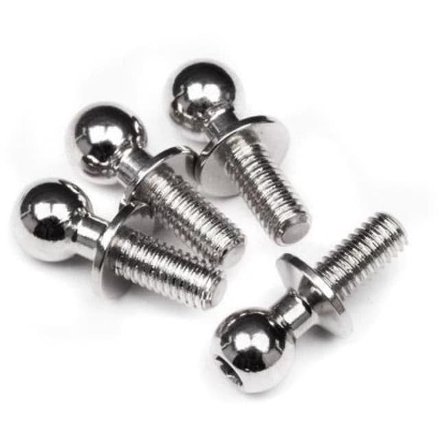 (Clearance Item) HB RACING Ball Stud 4.8x5x6mm (4Pcs)