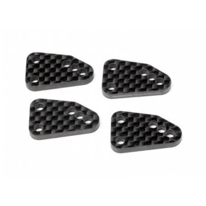 (Clearance Item) HB RACING Rear Hub Carrier Arm Set Type 4 (4pcs)