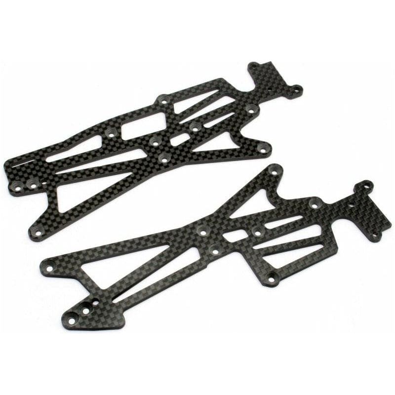 (Clearance Item) HB RACING Main Chassis (Woven Graphite) Minizilla