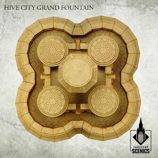 TABLETOP SCENICS Hive City Grand Fountain