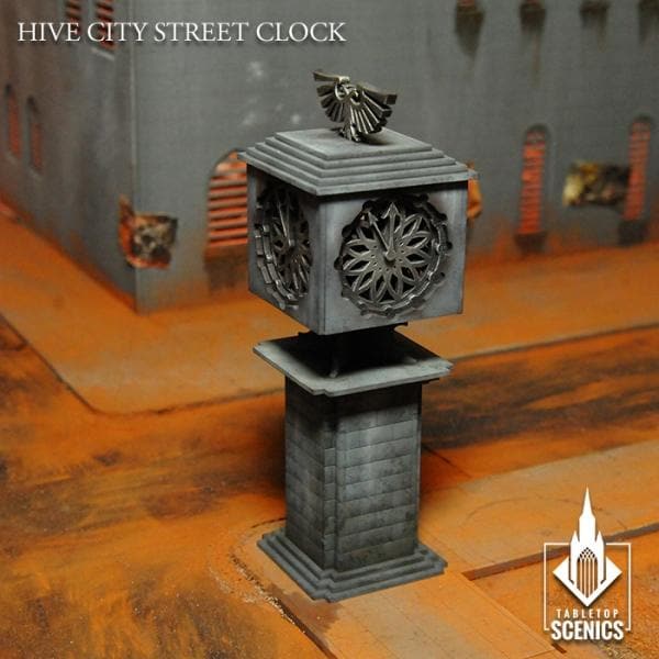 TABLETOP SCENICS Hive City Street Clock