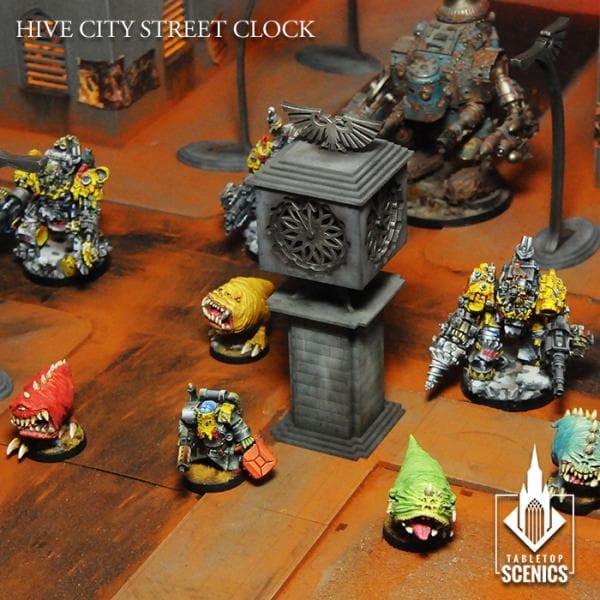 TABLETOP SCENICS Hive City Street Clock