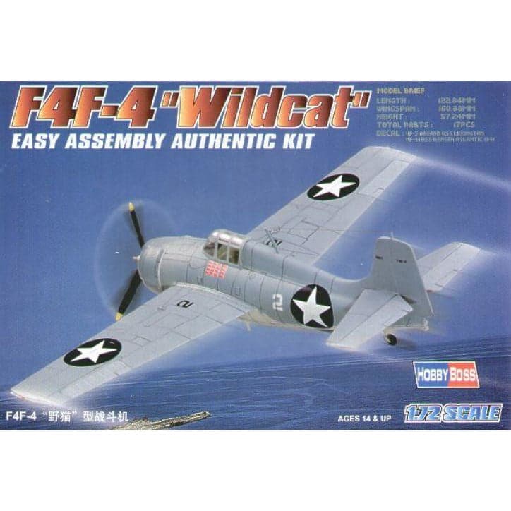 HOBBY BOSS 1/72 F4F-4 Wildcat