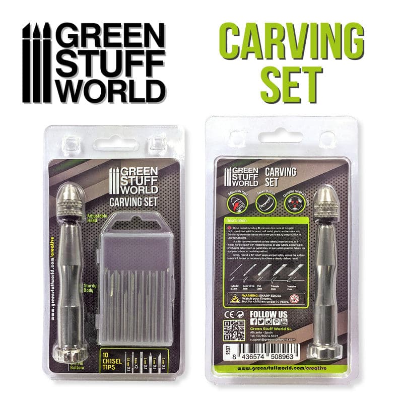 GREEN STUFF WORLD Hobby Carving Set