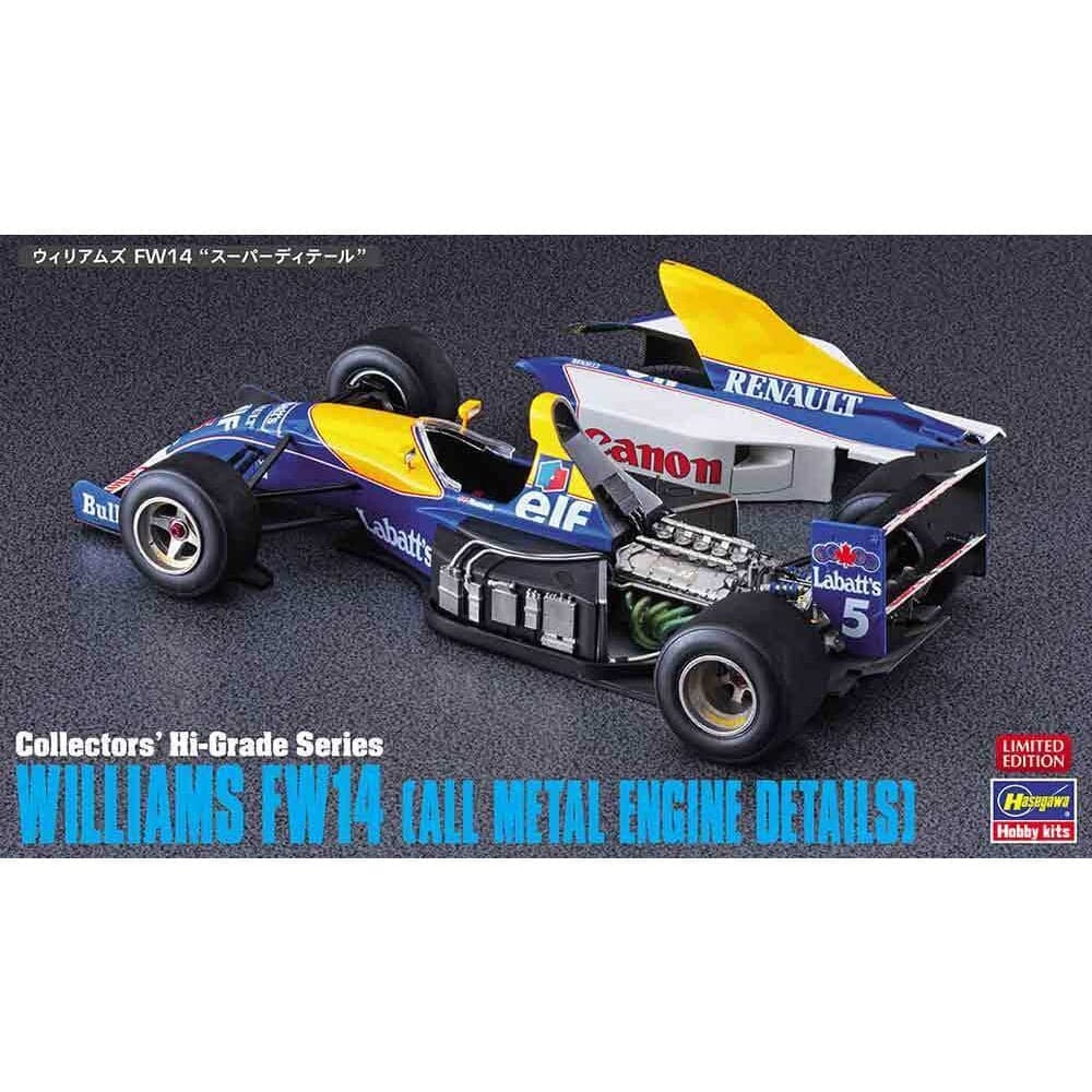 HASEGAWA 1/24 Williams FW14 (All Metal Engine Details)